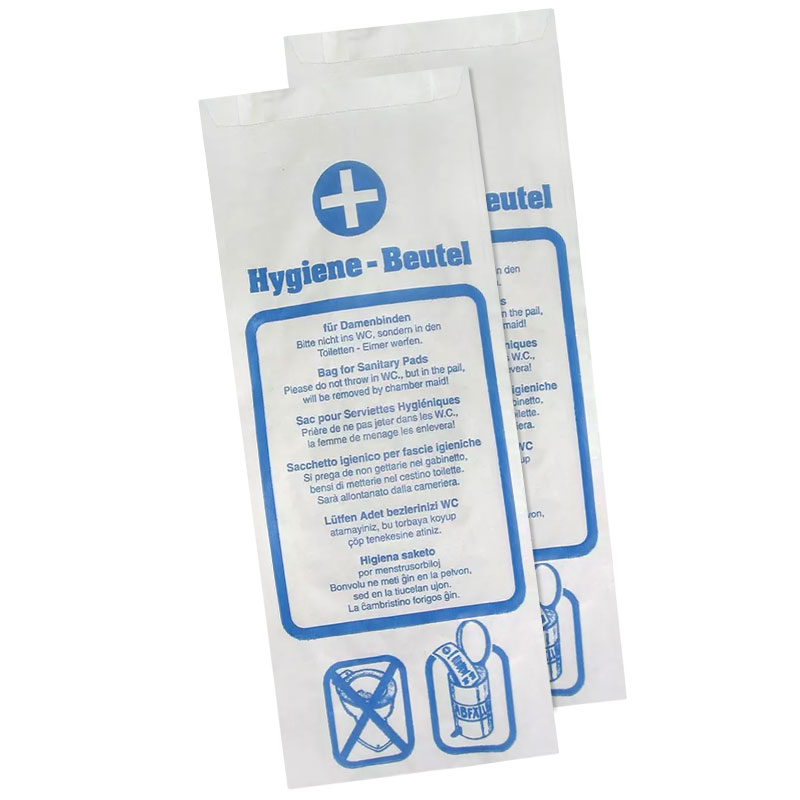 Hygienebeutel Papier Karton mit 10 x 100 Stück