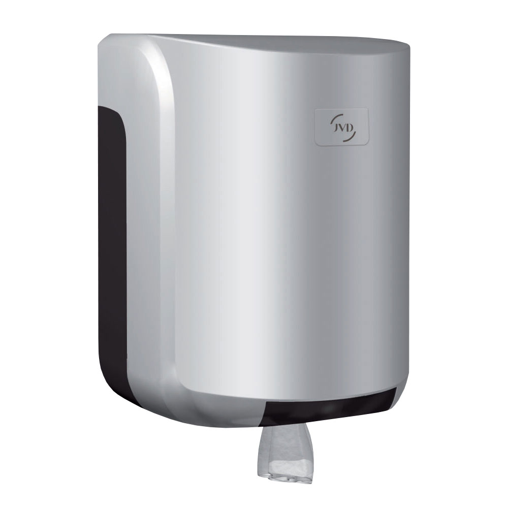 Handtuchrollenspender Innenabrollung JVD metallgrau Handtuchrollenspender Innenabrollung JVD metallgrau