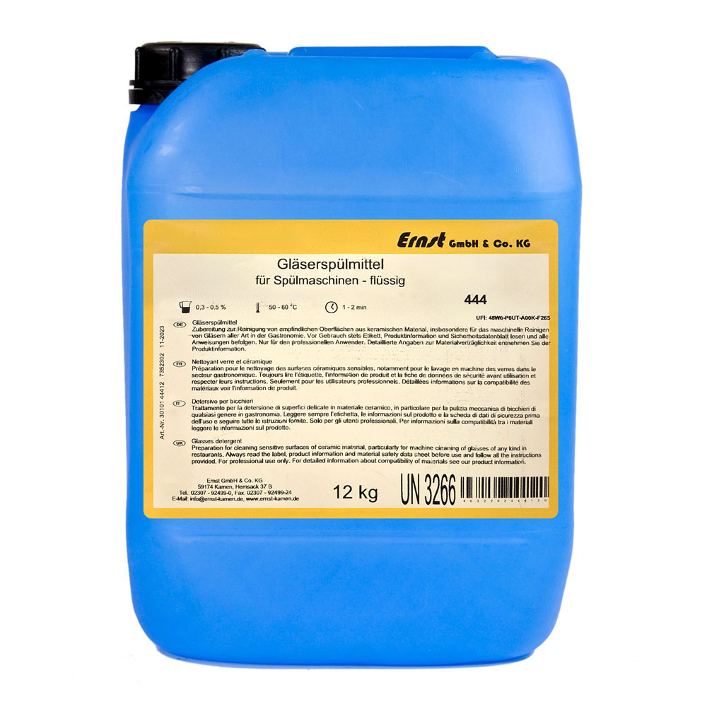 Gläserspülmittel Ernst für Spülmaschinen flüssig 12 Kg Kanister