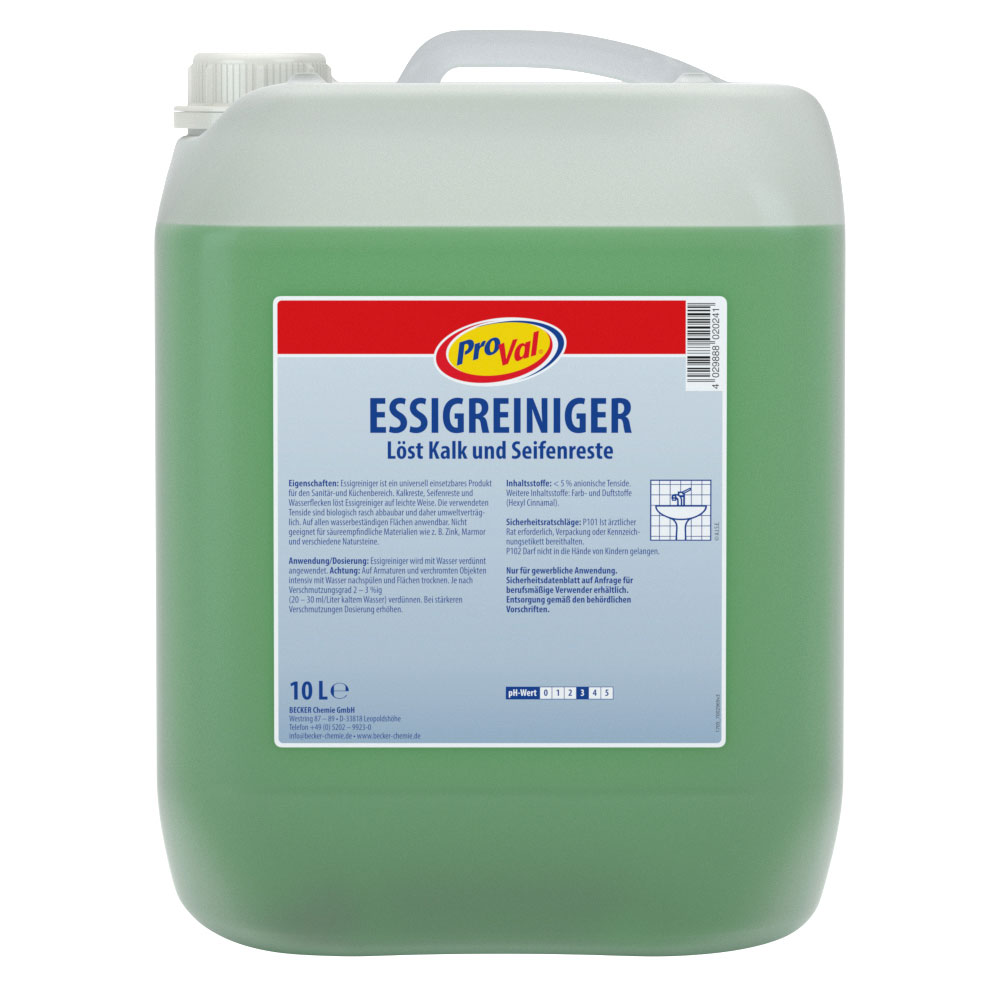 Essig Reiniger 10 Liter Kanister