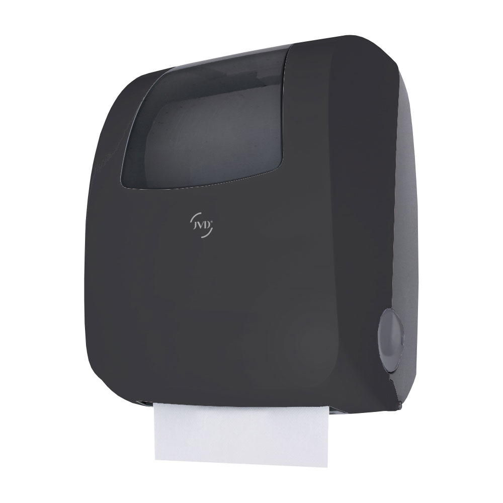 Autocut-Papiertuchspender von JVD Schwarz Autocut-Papiertuchspender von JVD Schwarz