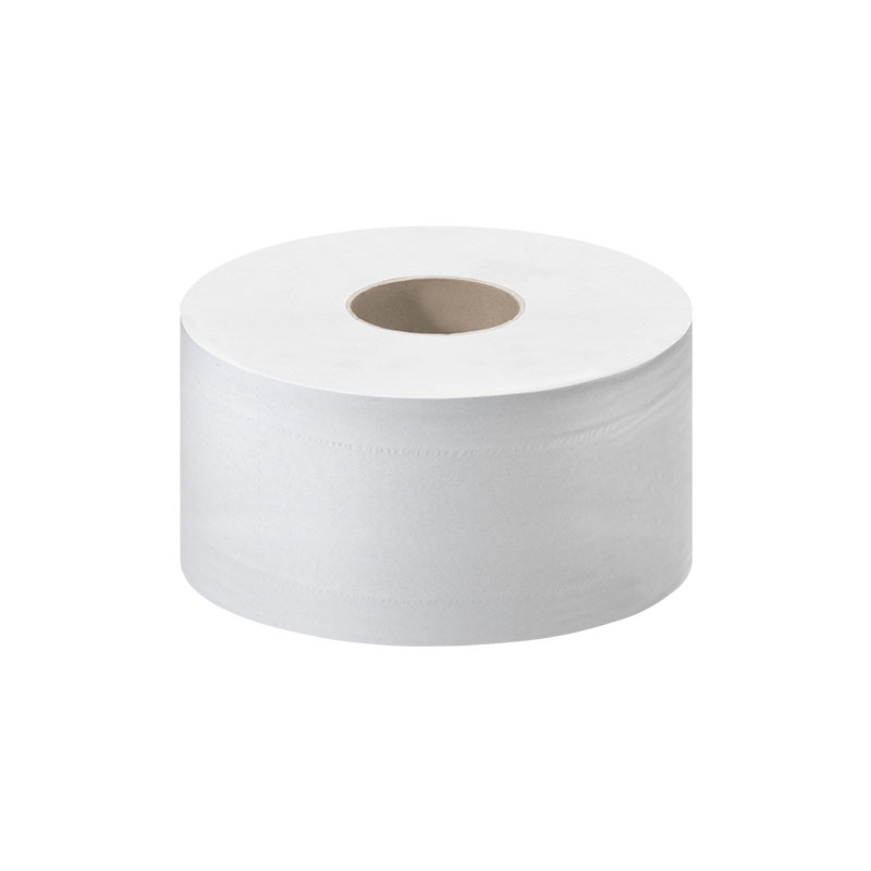 Jumborollen Toilettenpapier Wepa Satino Comfort 2-lagig Recycling hochweiß Ø 18cm 180m pro Rolle - Palette (44 VE) Jumborolle Toilettenpapier 2-lagig weiß Ø 18cm