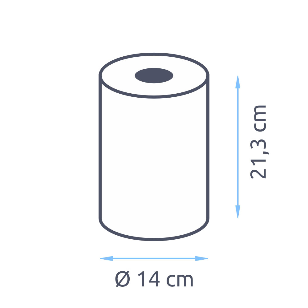 Maxi Küchenrollen Eco Green 2-lagig Recycling weiß 200 Blatt - 12er Pack Maxi Küchenrollen Eco Green 2-lagig Recycling weiß 200 Blatt - 12er Pack
