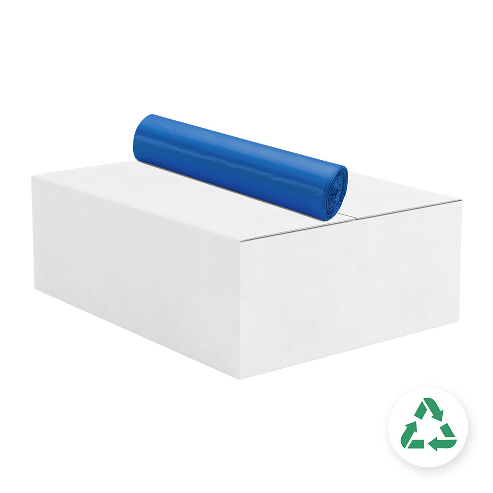 Müllsäcke 120 Liter blau LDPE 29µ 10 Rollen a 25 Stück