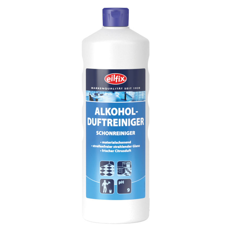 Alkohol-Duftreiniger eilfix 1000 ml Flasche - 12 Stück pro Karton
