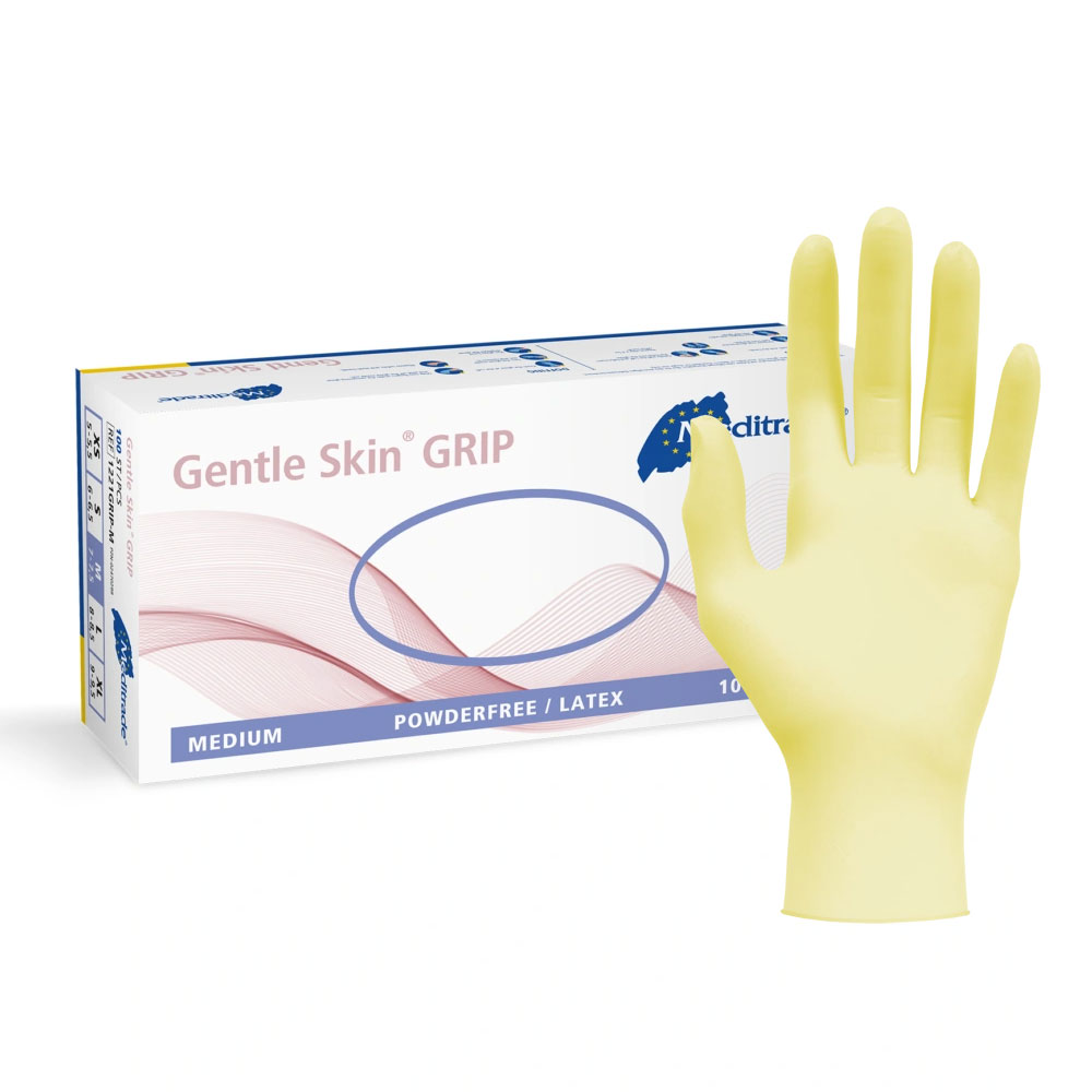 Latexhandschuhe Gentle Skin Grip 10 Boxen a 100 Stück Größe L