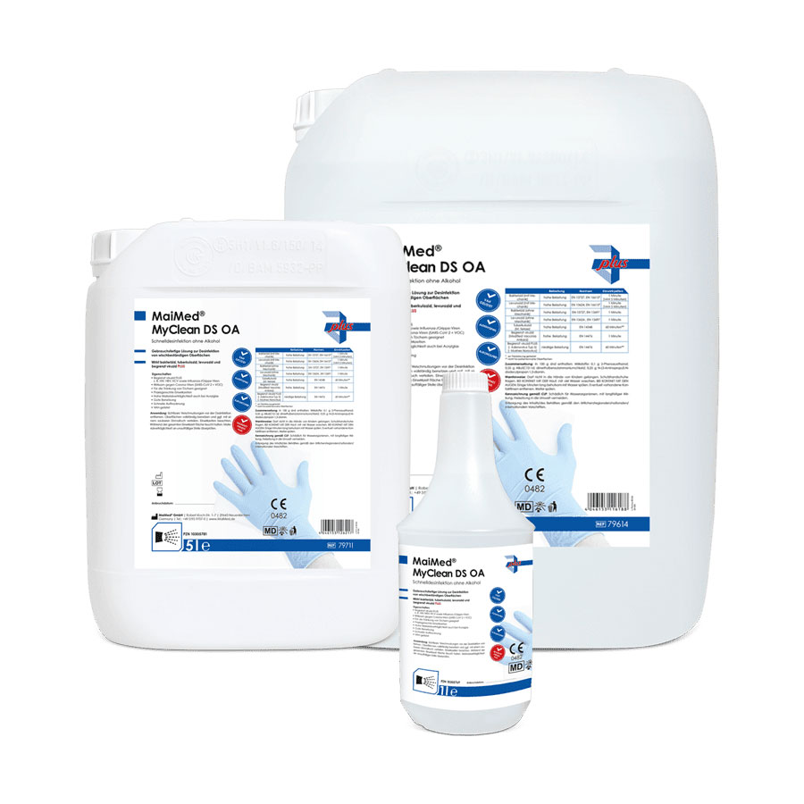 Schnelldesinfektion MyClean DS OA 10 Liter Kanister Schnelldesinfektion MyClean DS OA 10 Liter Kanister