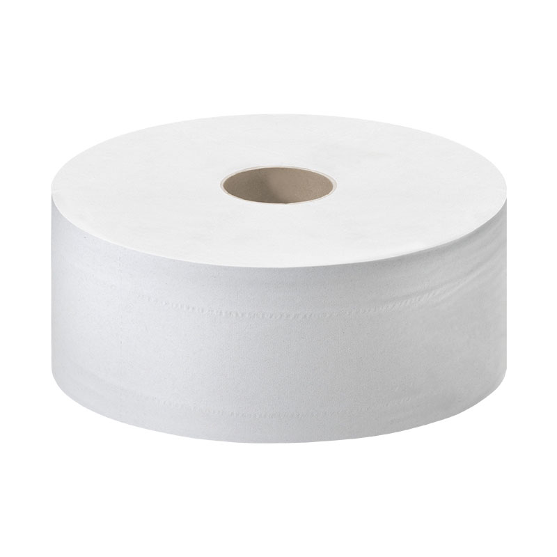 Jumborolle Toilettenpapier 2-lagig weiß Ø 25cm