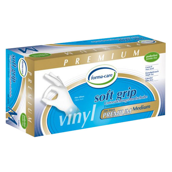 Vinylhandschuhe Soft Grip Premium 10 Boxen mit 100 Stück