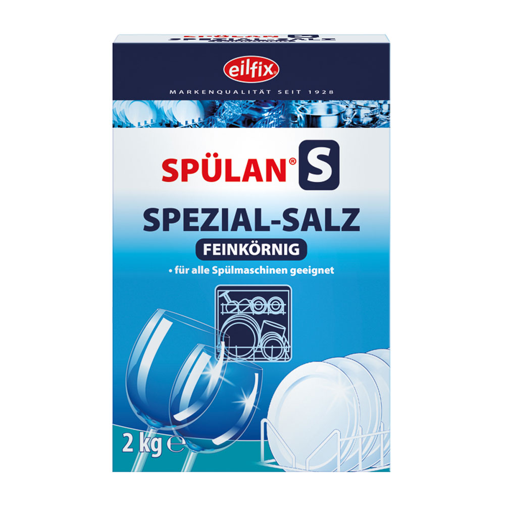 Spülan S - Spezialsalz Becker feinkörnig - 6 x 2 Kg Faltschachtel