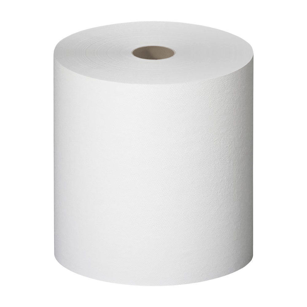 Handtuchrollen Paperdi 2-lagig Zellstoff hochweiß 21cm Breite 4cm Hülse - 6er Pack
