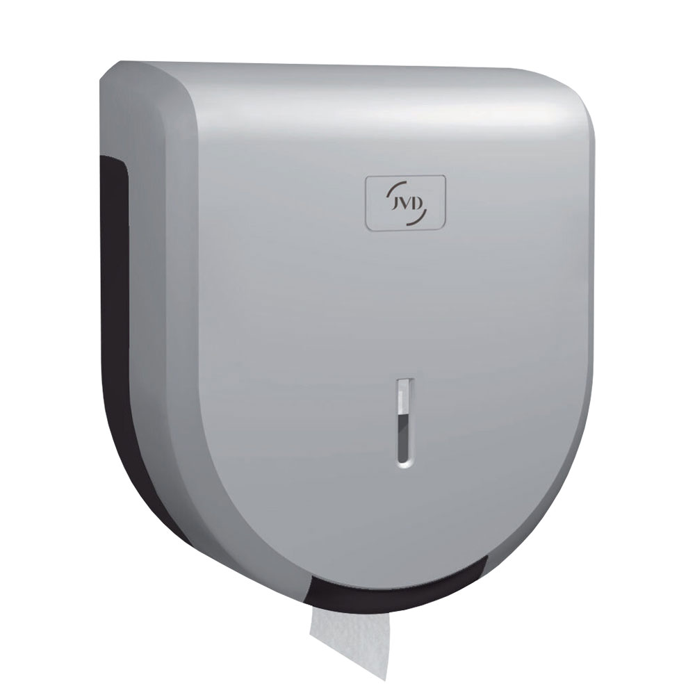 Toilettenpapier-Jumborollenspender JVD metallgrau