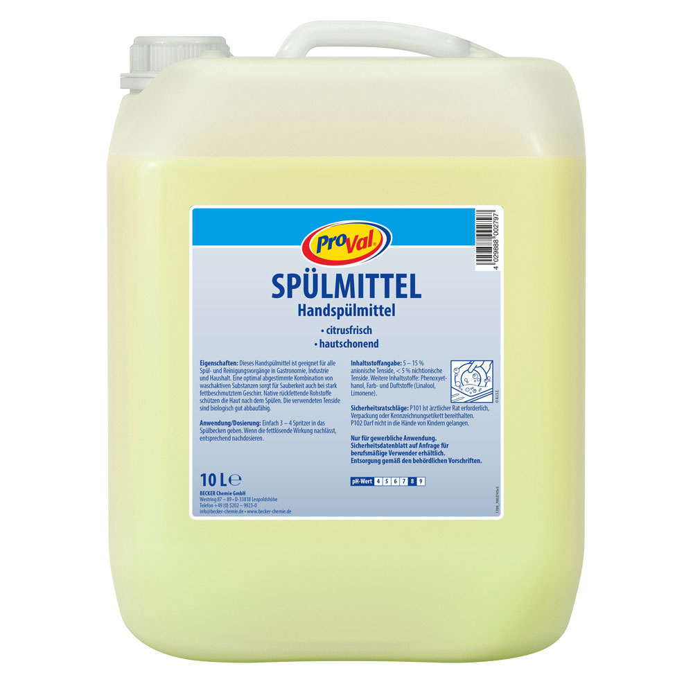Handspülmittel ProVal citrusfrisch 10 Liter Kanister