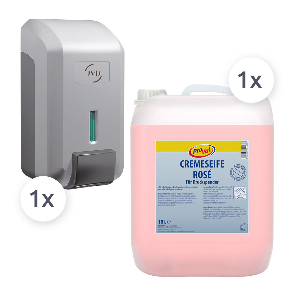 Hygiene-Bundle SP204 - Handseife + Spender 