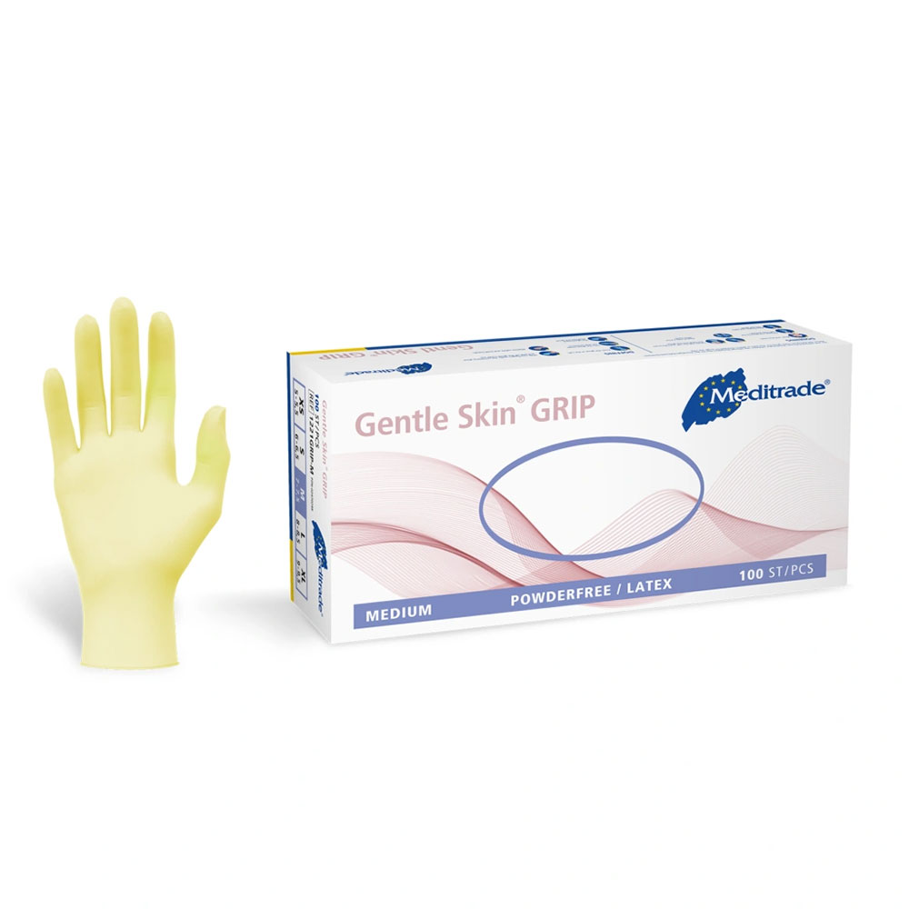 Latexhandschuhe Gentle Skin Grip 10 Boxen a 100 Stück Größe L