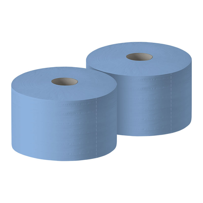 Putzrollen 2-lagig blau 22,5cm x 36cm 1000 Blatt