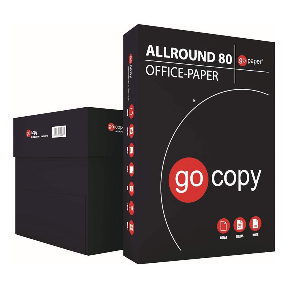 Kopierpapier go copy Allround 80 Din A4 75g/m² 500 Blatt