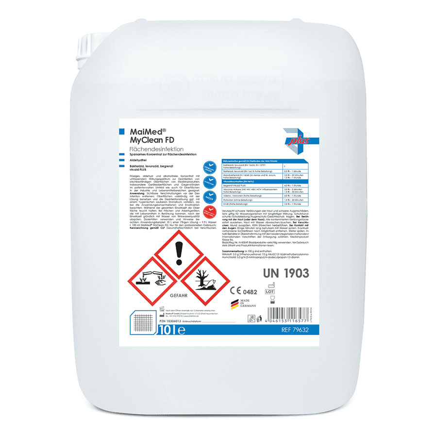 Flächendesinfektion MyClean FD 10 Liter Kanister Flächendesinfektion MyClean FD 10 Liter Kanister
