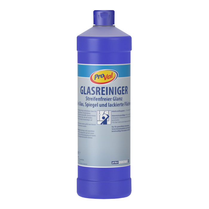 Glasreiniger ProVal 1000 ml Flasche Karton mit 12 Stück Glasreiniger ProVal 1000 ml Flasche Karton mit 12 Stück